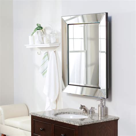 beveled medicine cabinet mirror